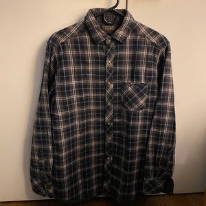 Black Brown brand flannel button down shirt